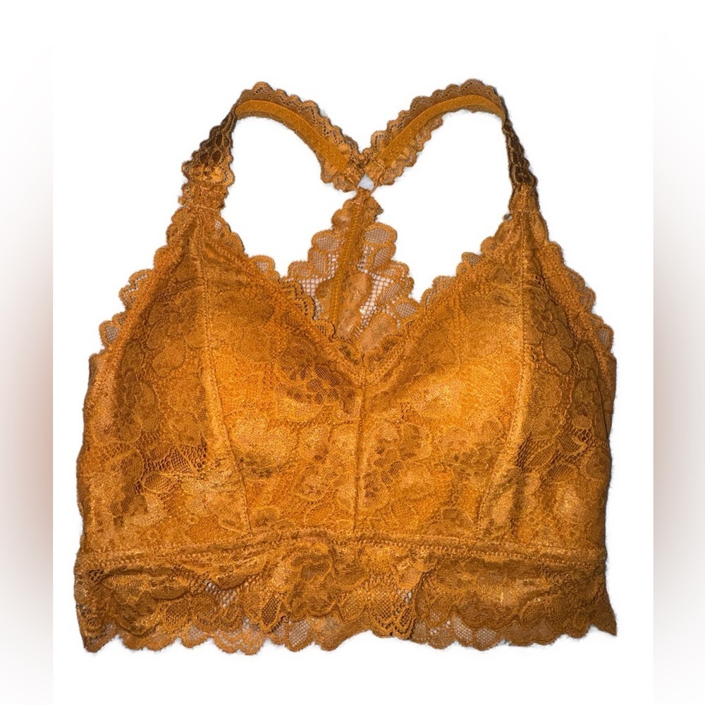 ✨Maurices Goldy Strappy back bralette size Small gold women’s NWOT - Picture 2 of 5